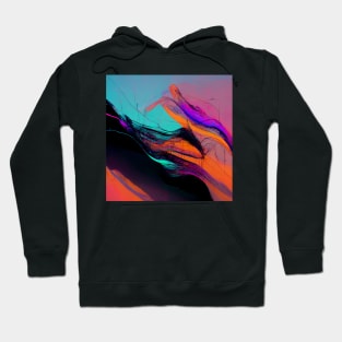 Vibrant Lines #4 Hoodie